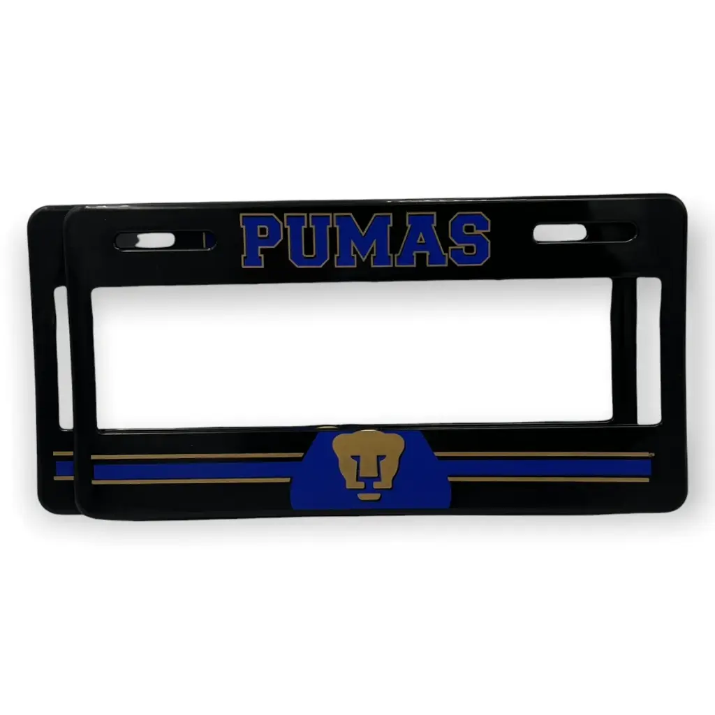 Portaplaca flexible marca Pumas