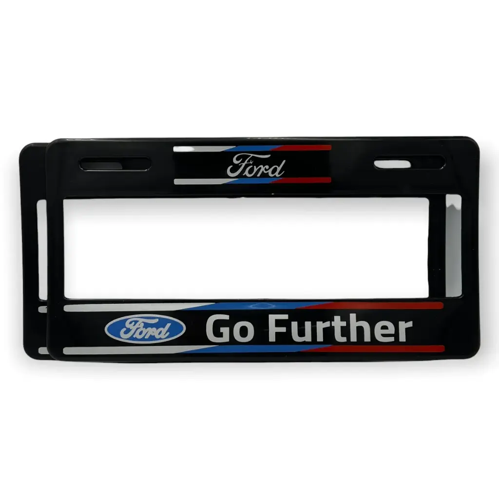 Portaplaca flexible marca Ford Go Further