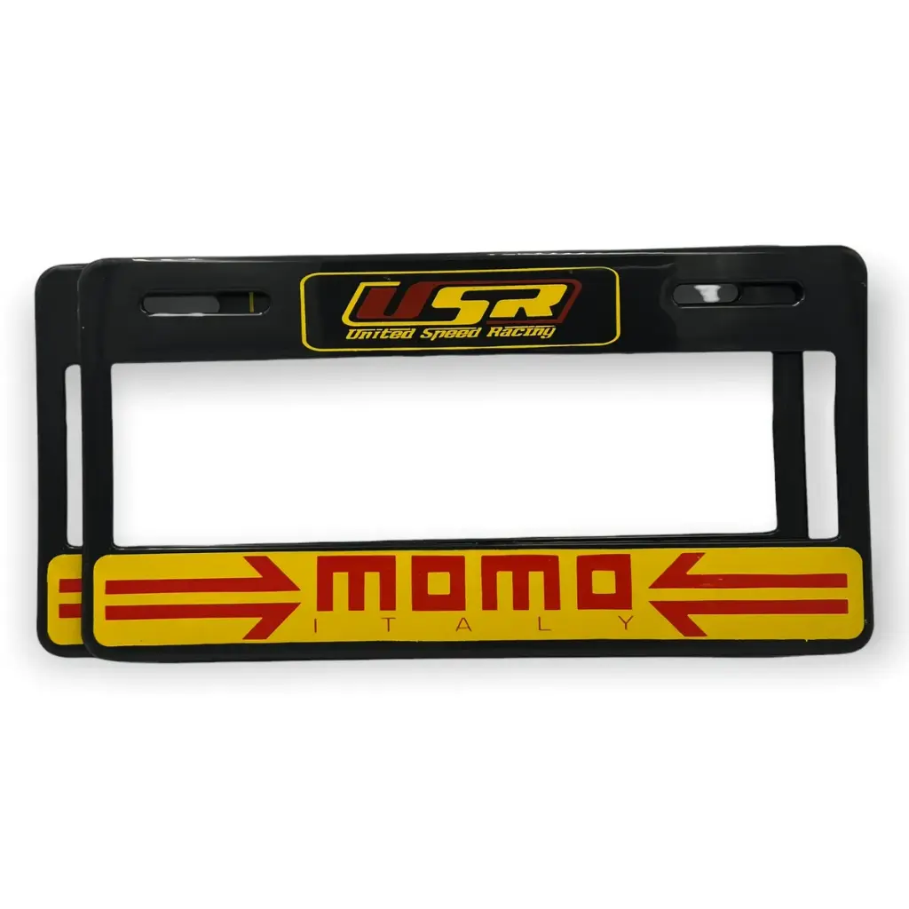 Portaplaca flexible marca Momo