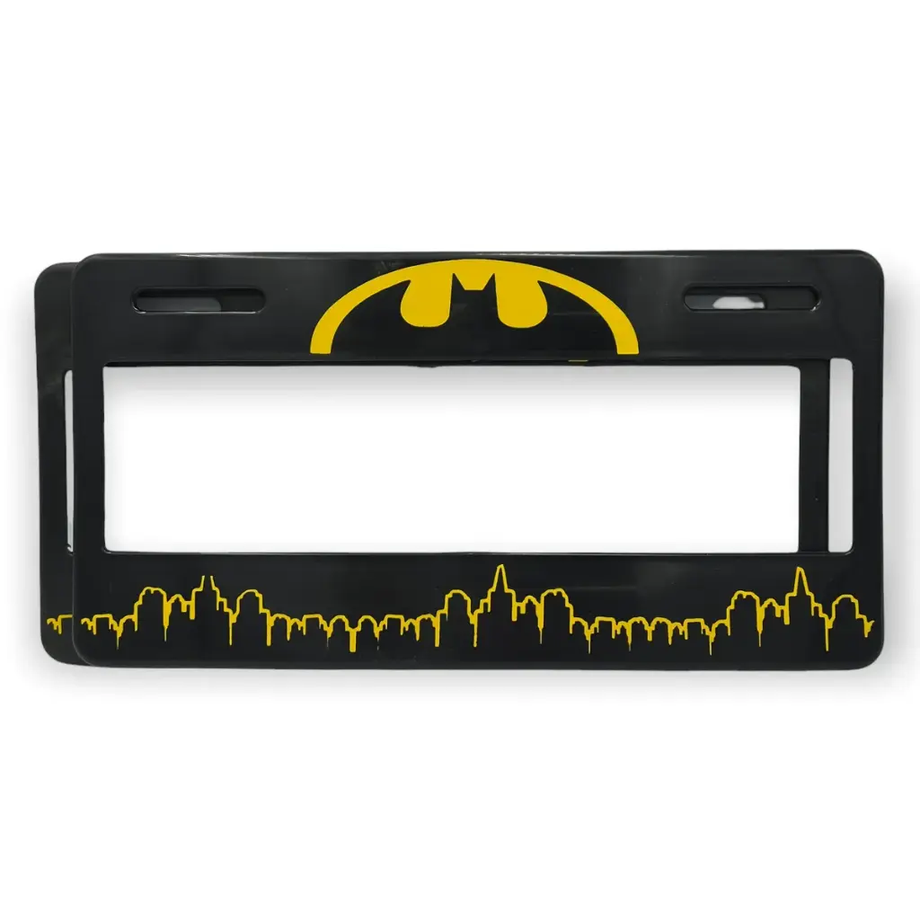 Portaplaca flexible marca Batman