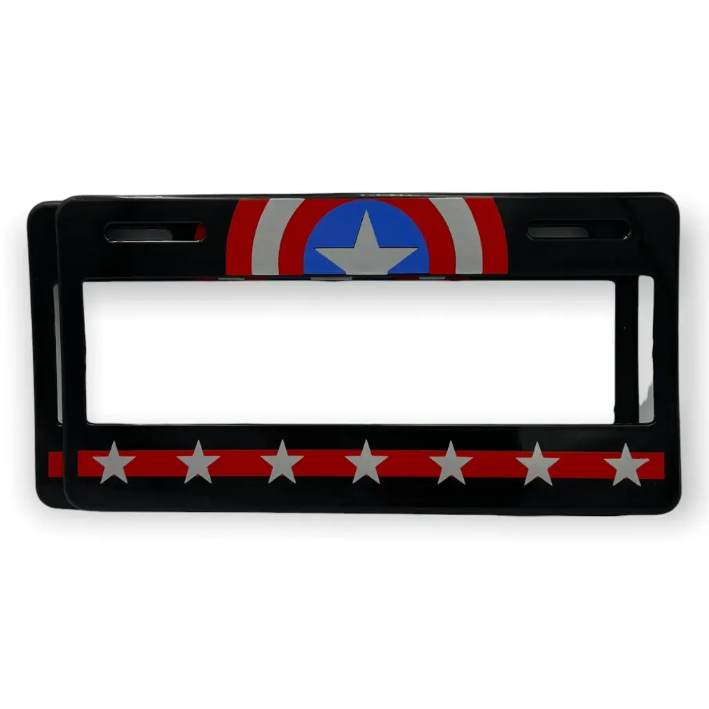 Portaplaca flexible Capitan America