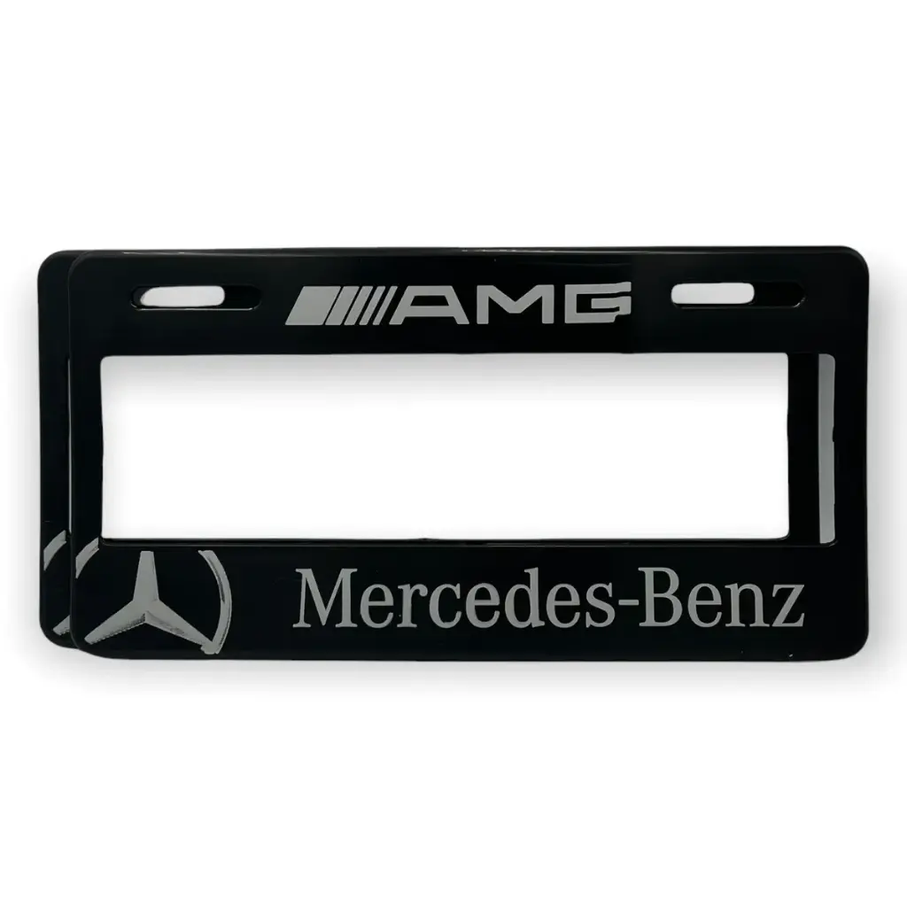 Portaplaca flexible marca AMG
