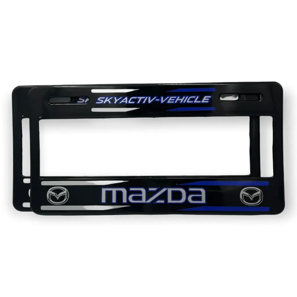 Portaplaca flexible marca Mazda