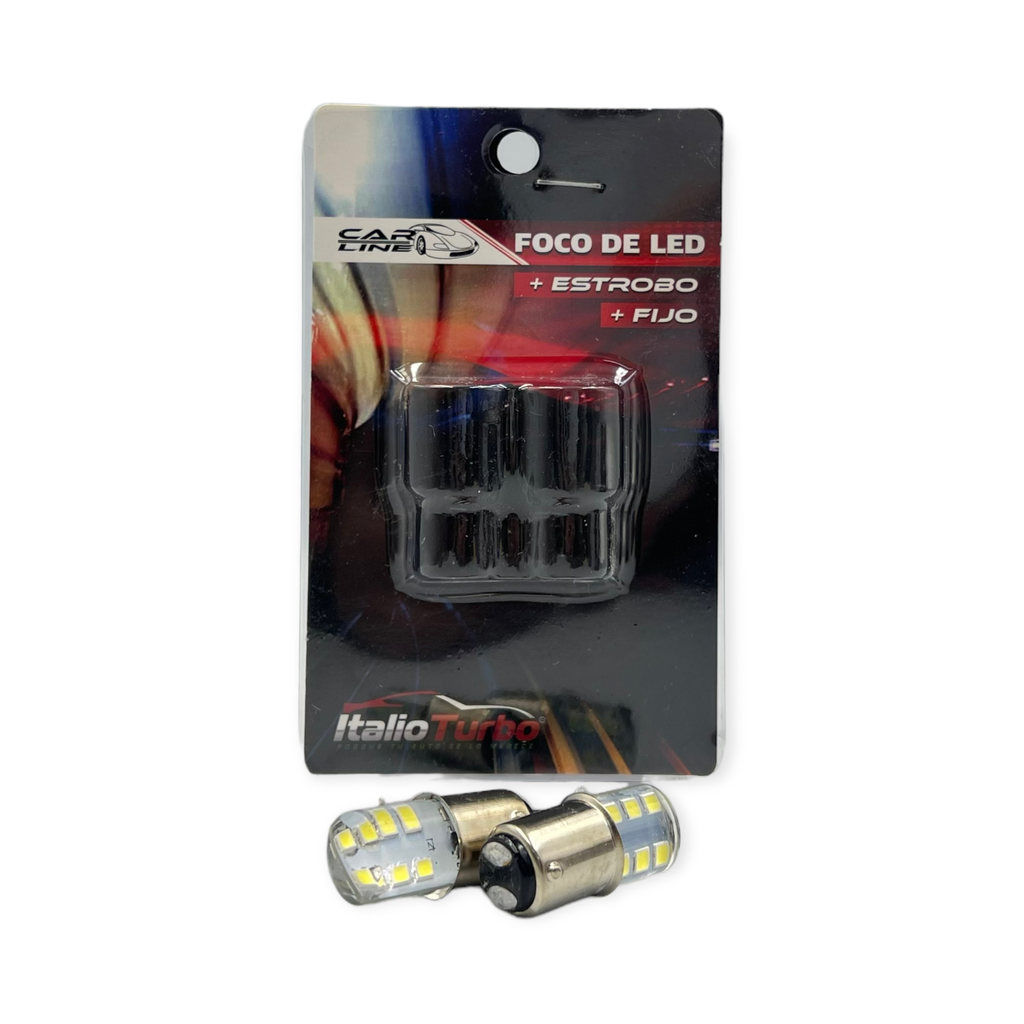 Foco de gel de 2 polos patas disparejas fijo y estrobo (1034)