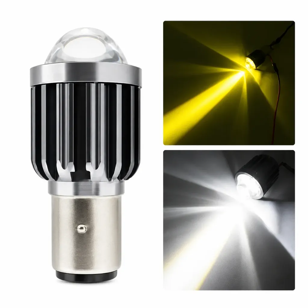[FOLBA60] Foco LED para moto bicolor 