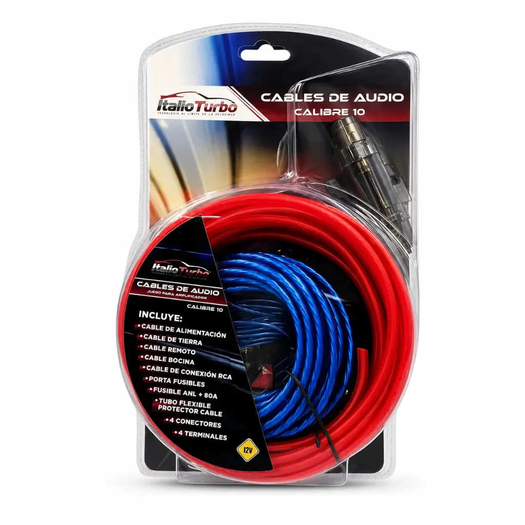 [CAB10GAKIT/CAB-K10] Cables de audio calibre 10 KIT