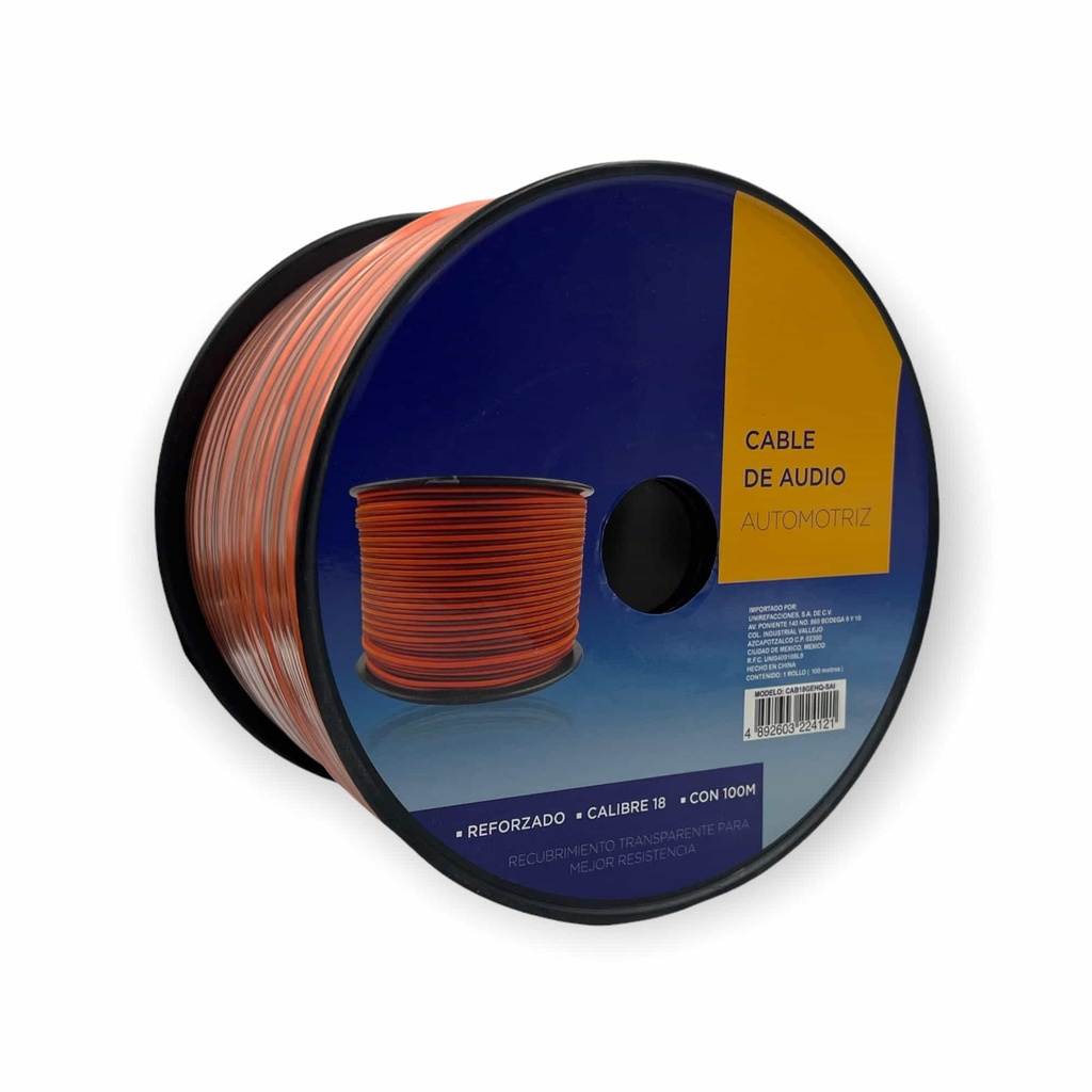 Cable de audio calibre 18 de alta calidad