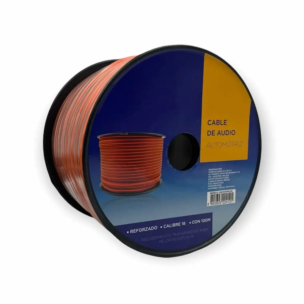 Cable de audio calibre 18 de alta calidad