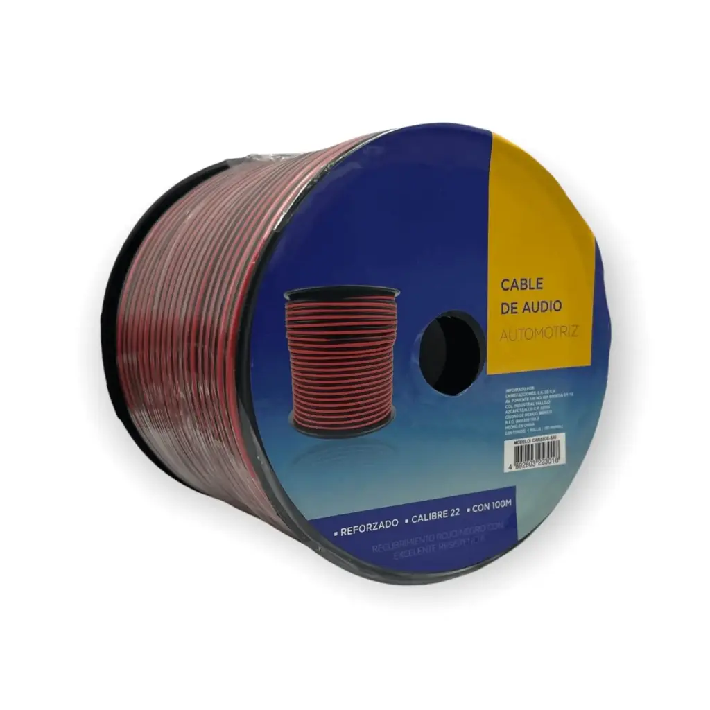 Cable de audio calibre 22