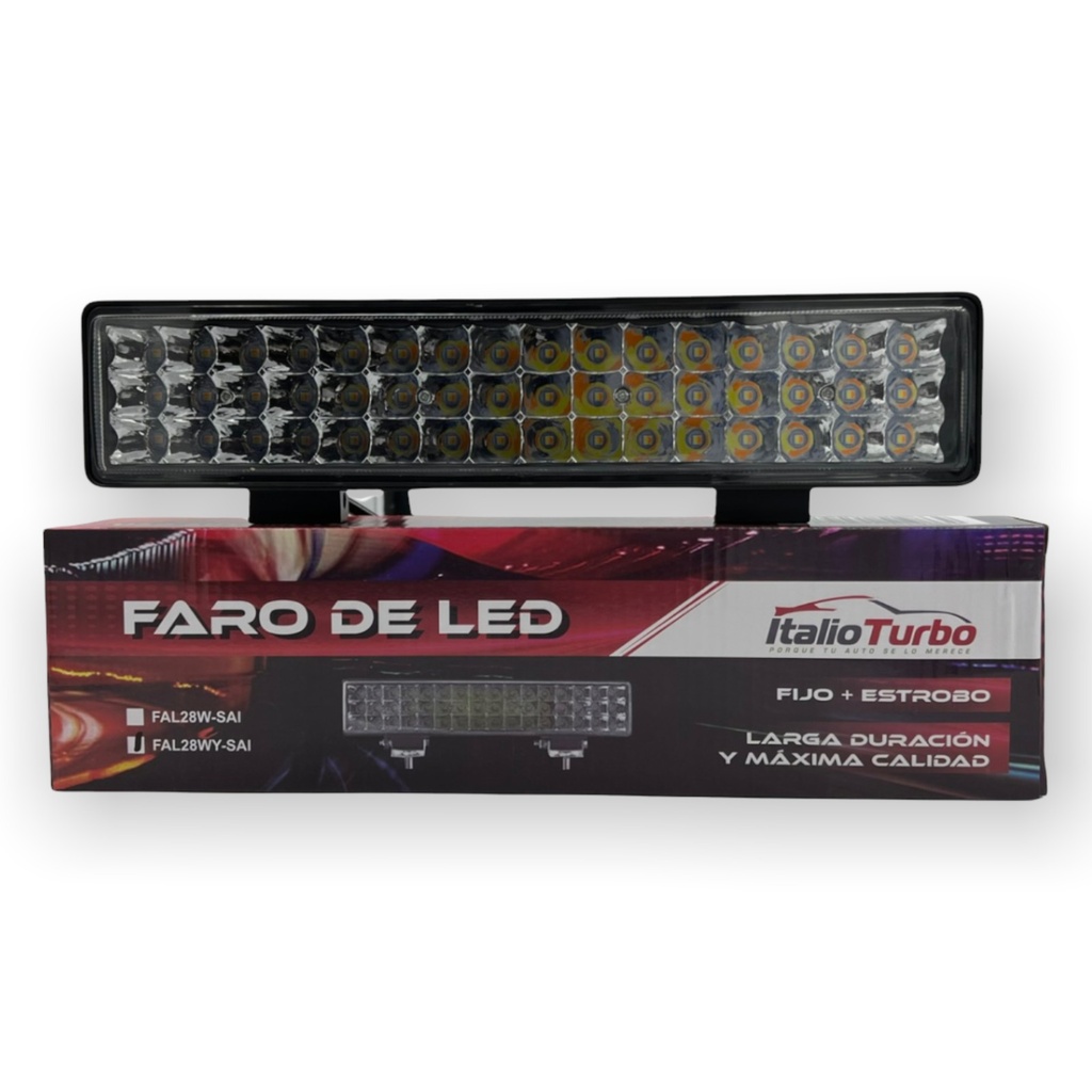 Barra LED bicolor (blanco/ámbar) 