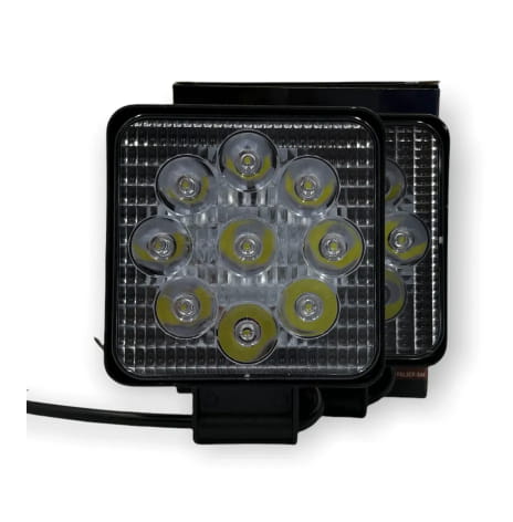 Faro cuadrado de 9 LED