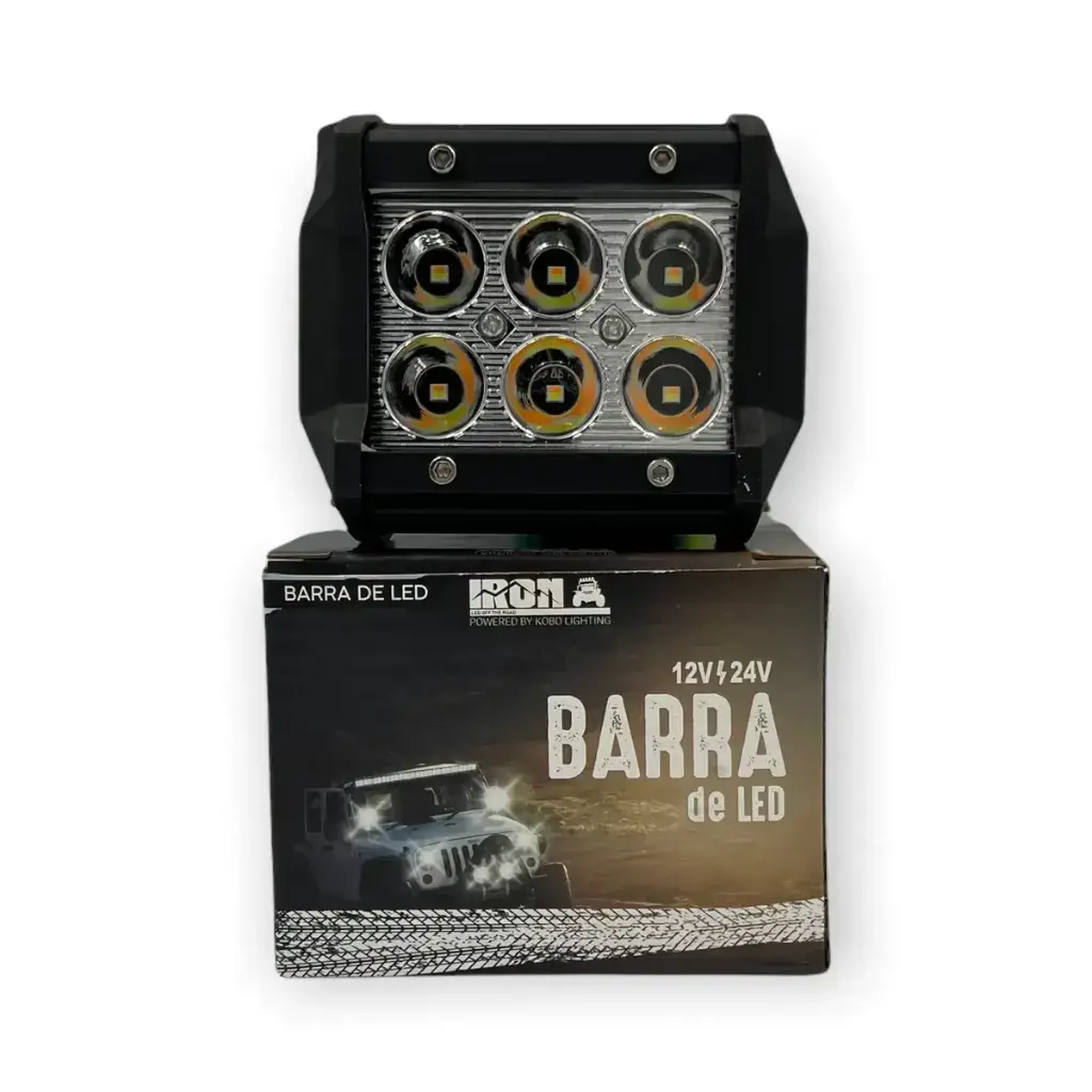 [BAR18EPIBAF] Faro LED tipo C bicolor (blanco/ámbar) Iron