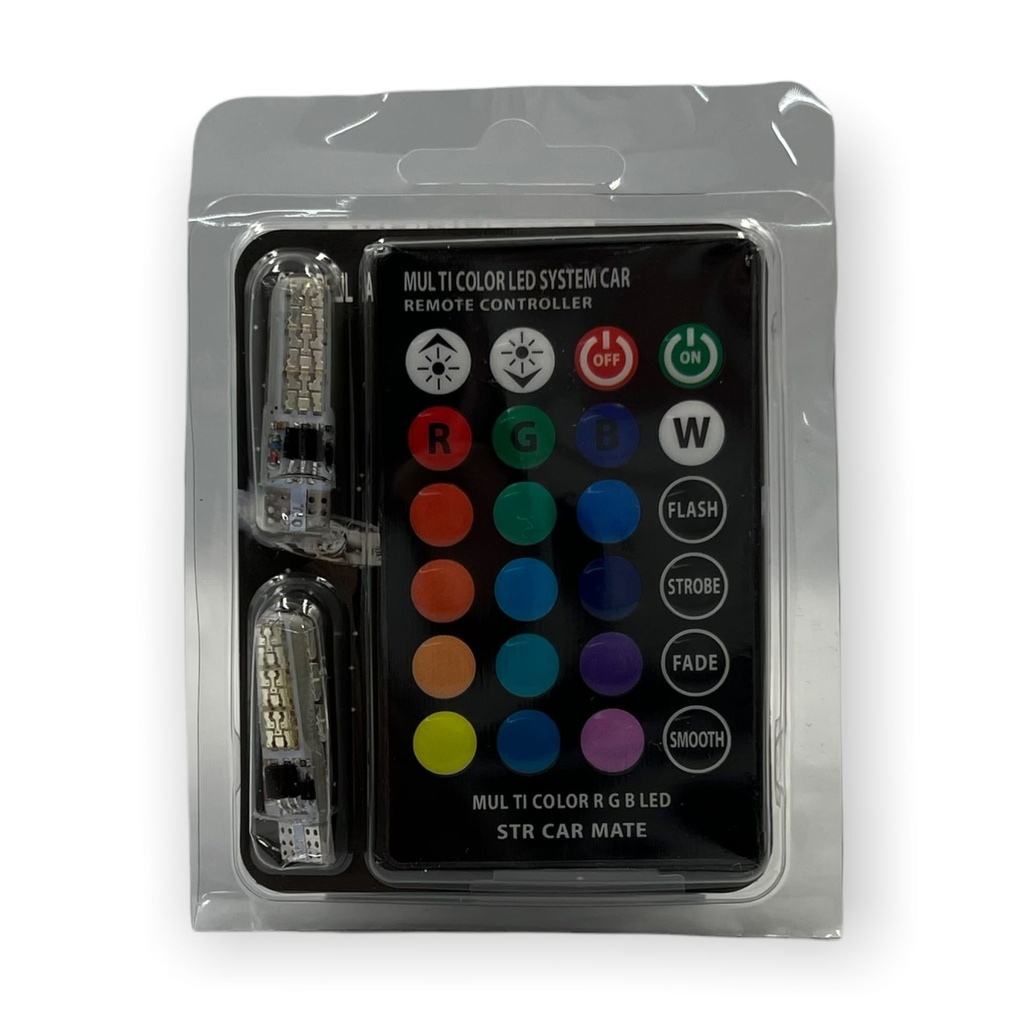 Pellizco T10 con control RGB