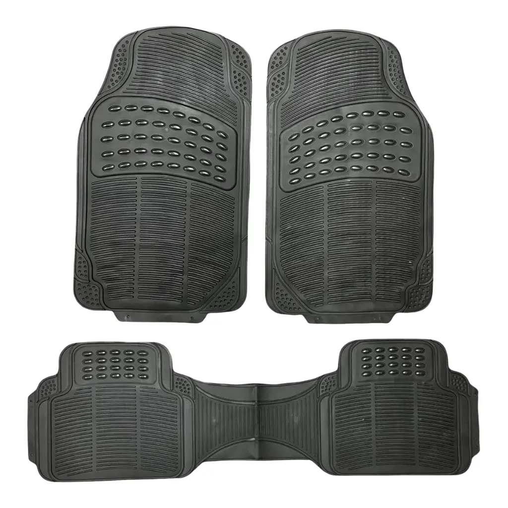 [TAM206BK/TAP-263N] Tapete automotriz de uso rudo 3 piezas