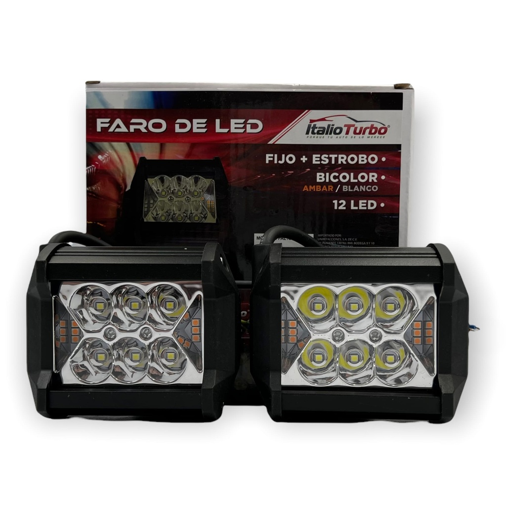 Faro tipo C con cuartos ámbar