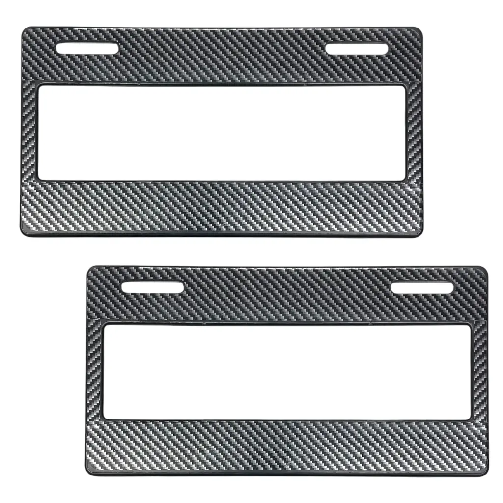 Portaplaca tipo fibra de carbono 5D