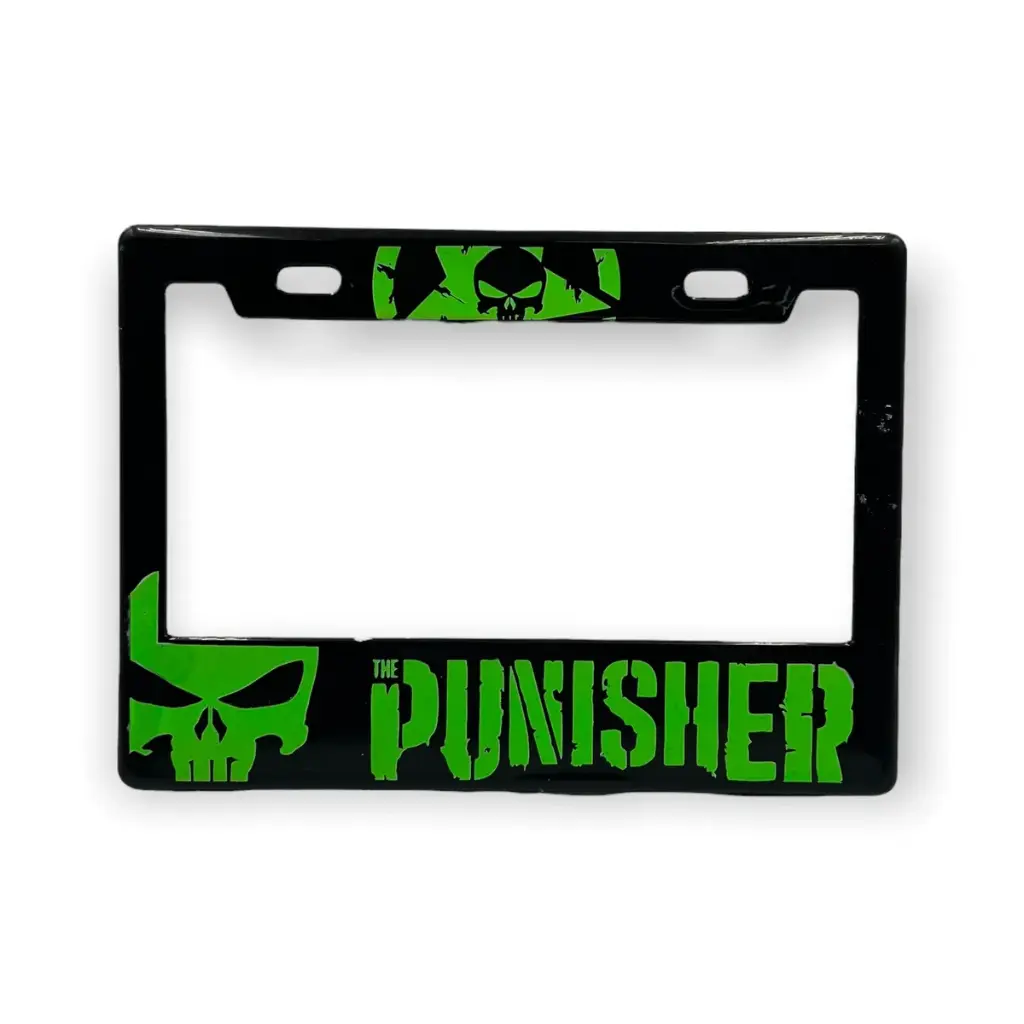 Portaplaca para motocicleta Punisher