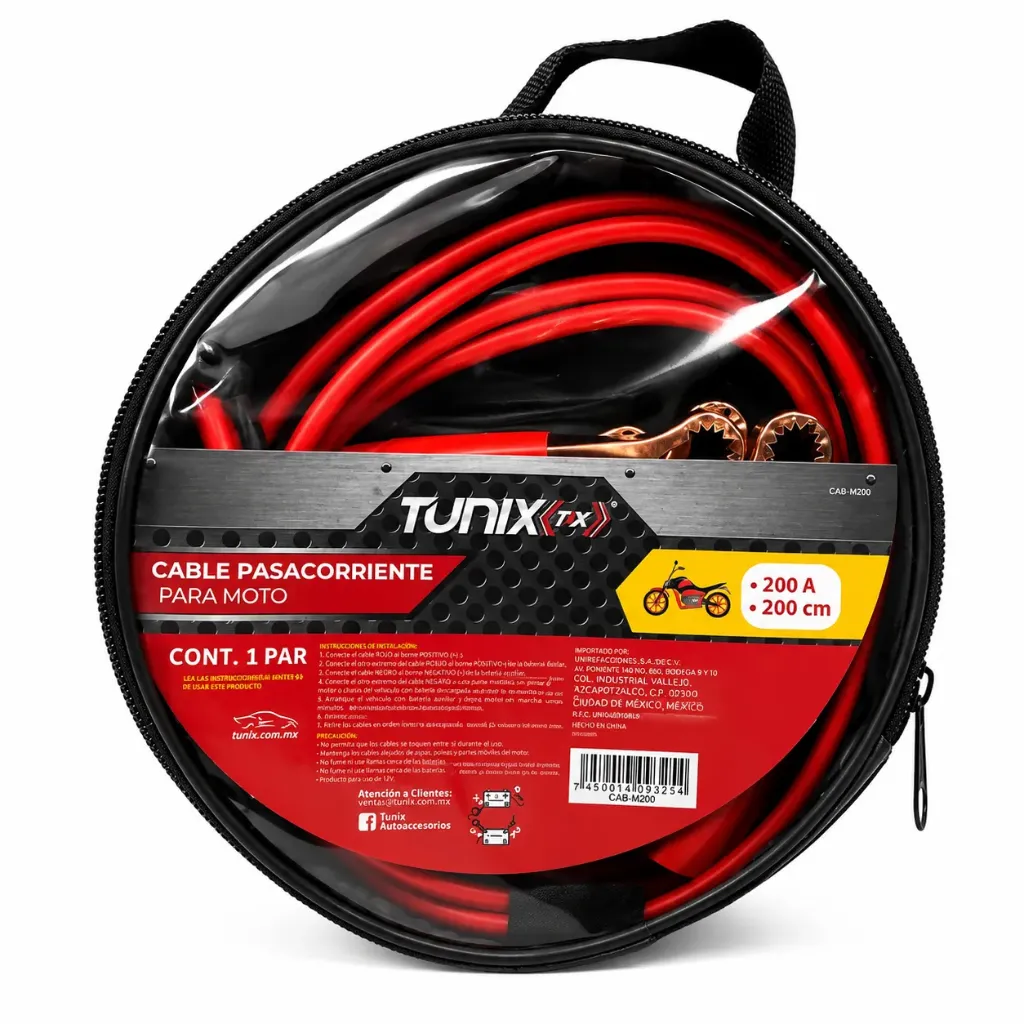 [CAB-M200] Cables pasacorriente para moto