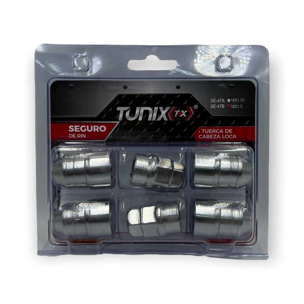 Tuerca de seguridad cabeza loca 12 X 1.25