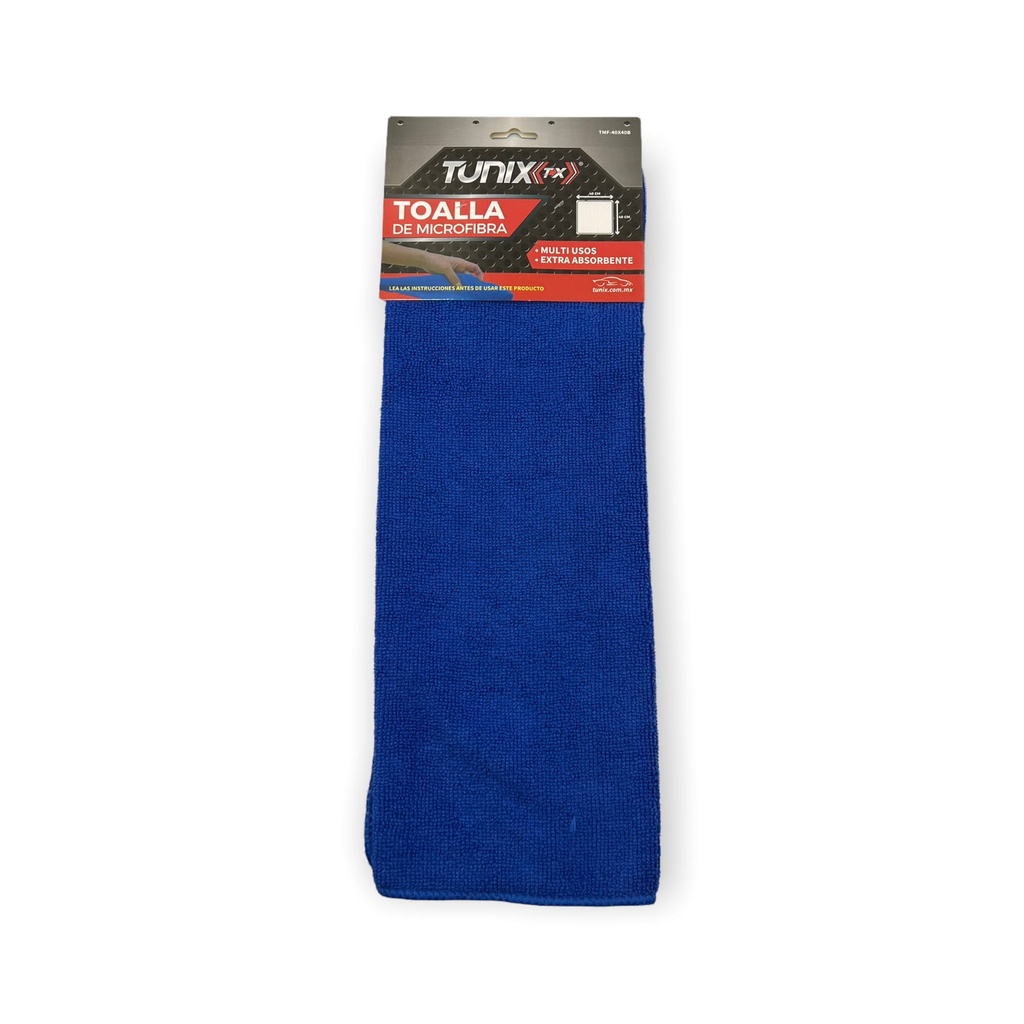 Toalla de microfibra 40CM x 40CM Azul