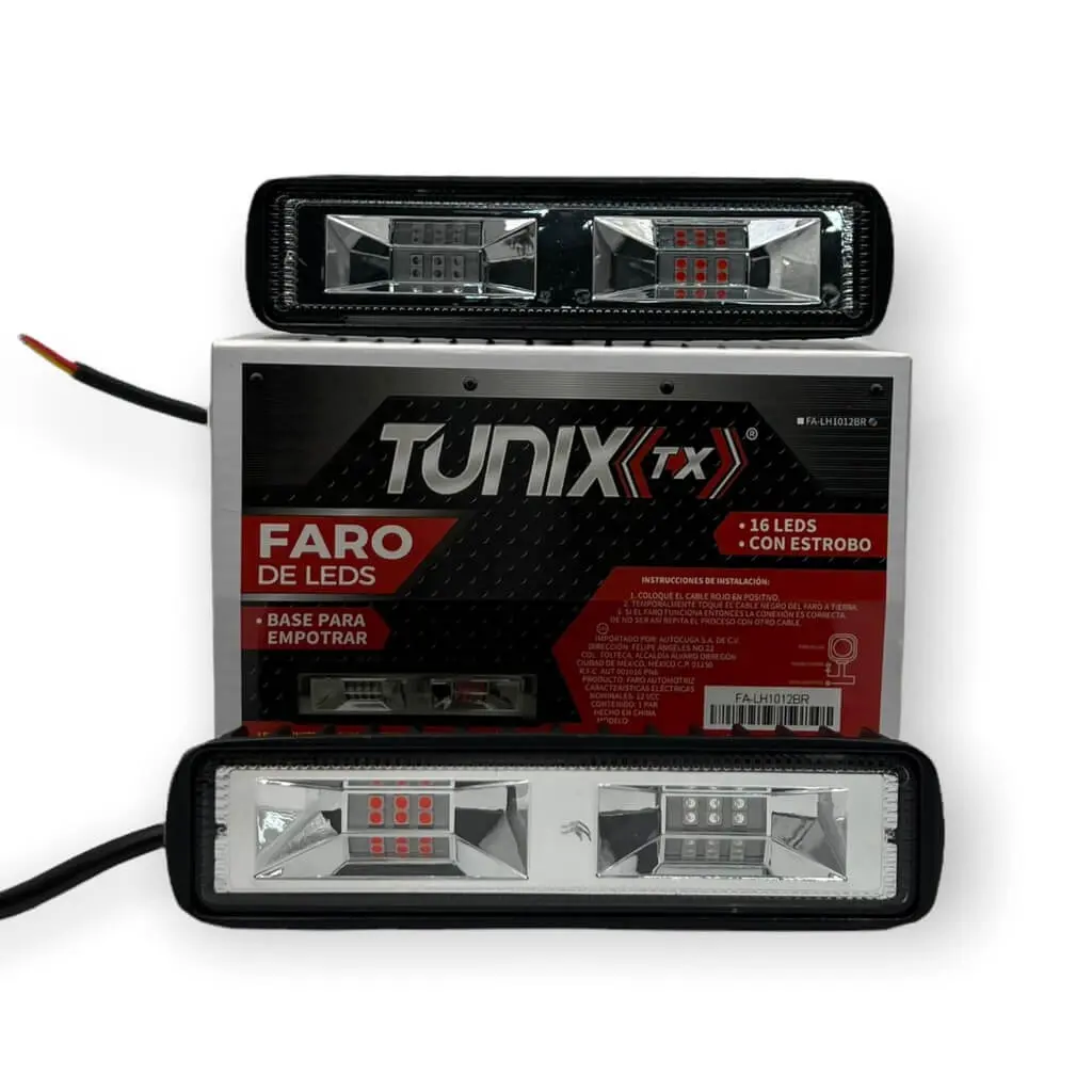Barra de 16 LED código patrulla