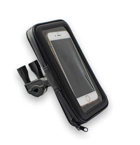 Portacelular para moto con funda y cierre