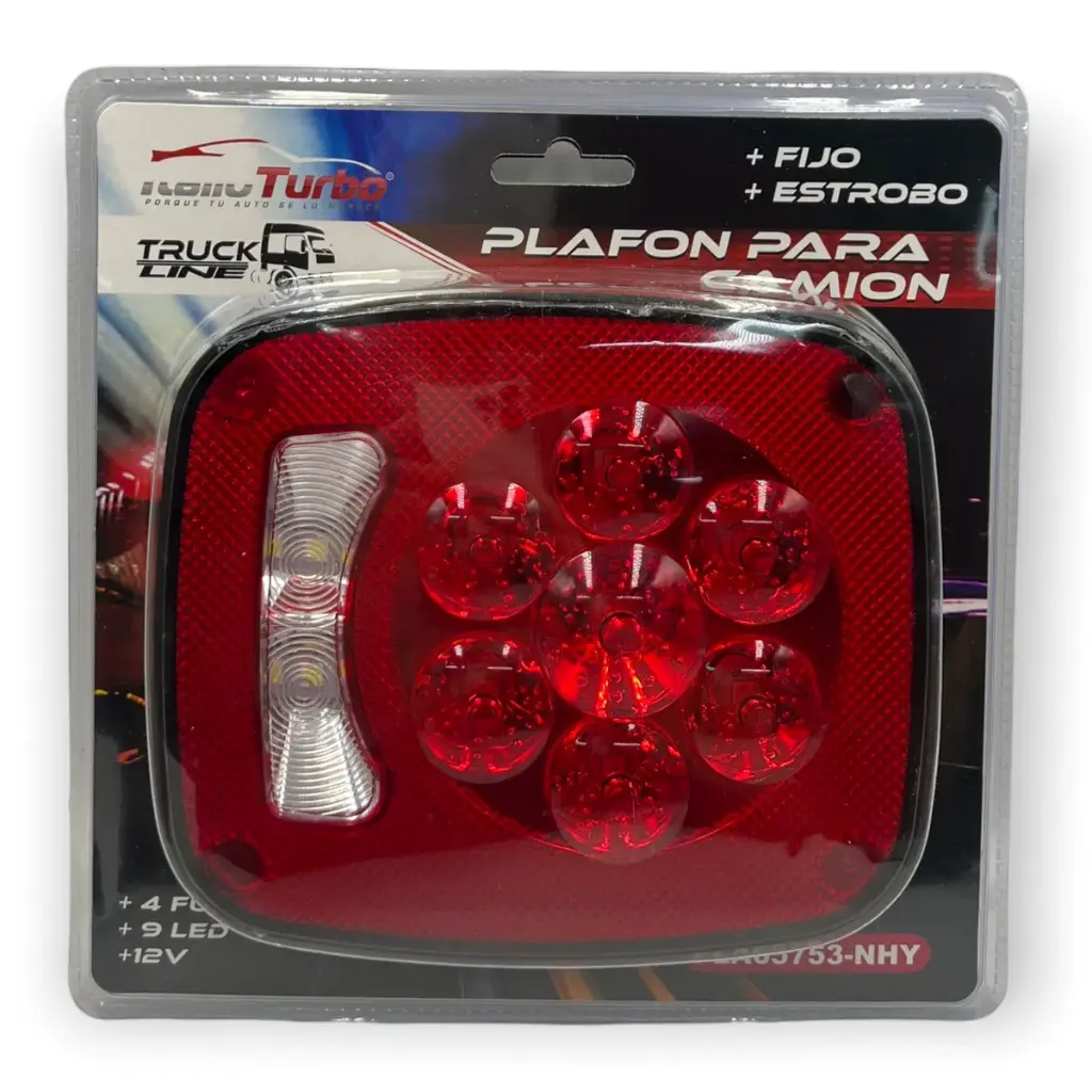 Plafón tipo Jeep de 9 LED