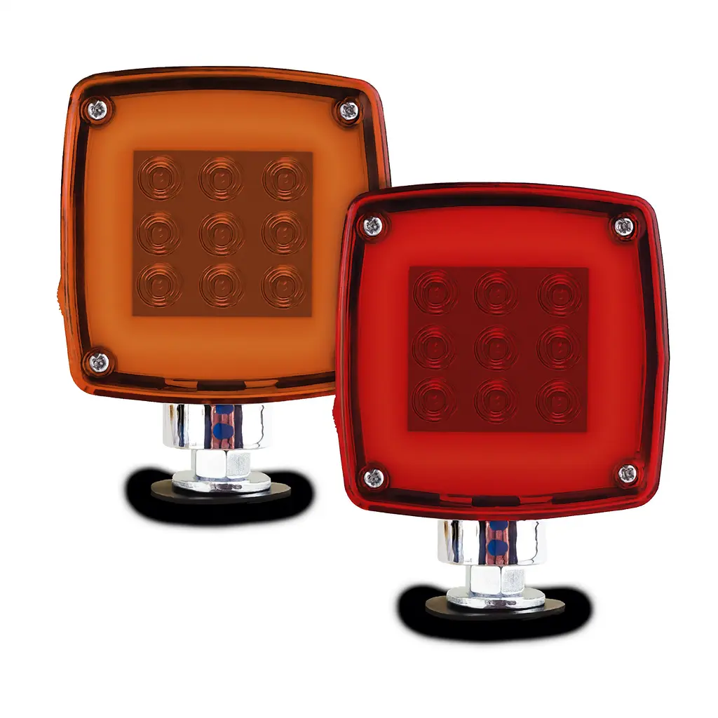 Plafón de 12 LED y doble cara con contorno de gel