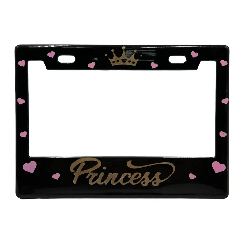 Portaplaca flexible para moto Princess