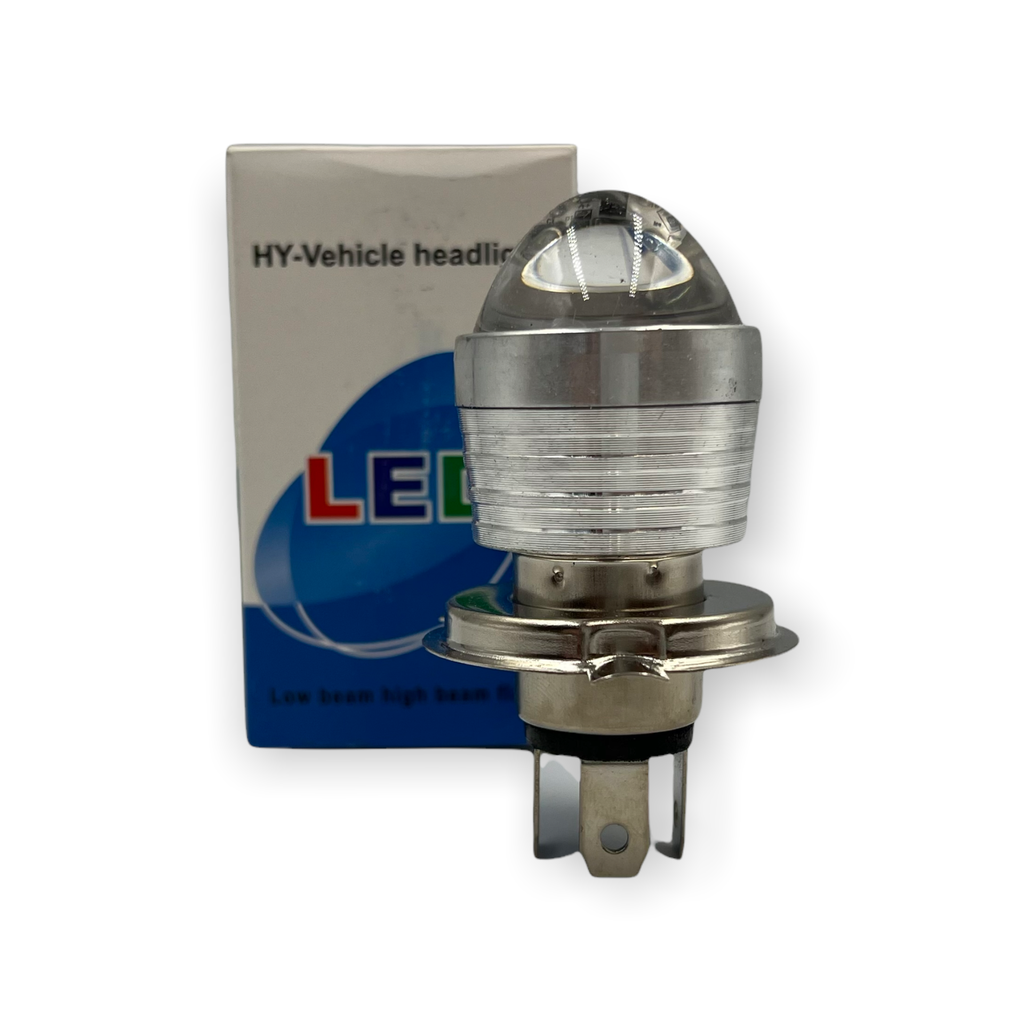 Foco para moto con lupa H4