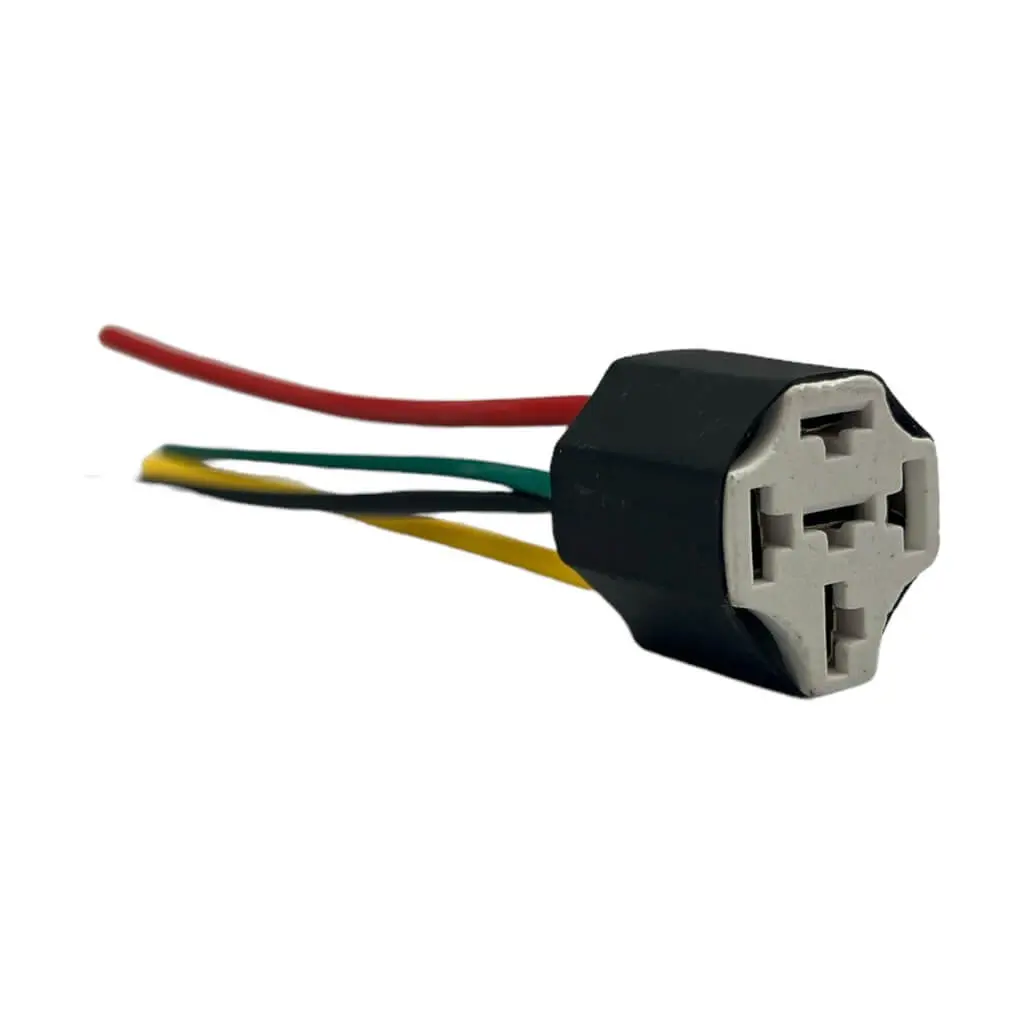 Conector de ceramica para relevador 5 patas (pieza)
