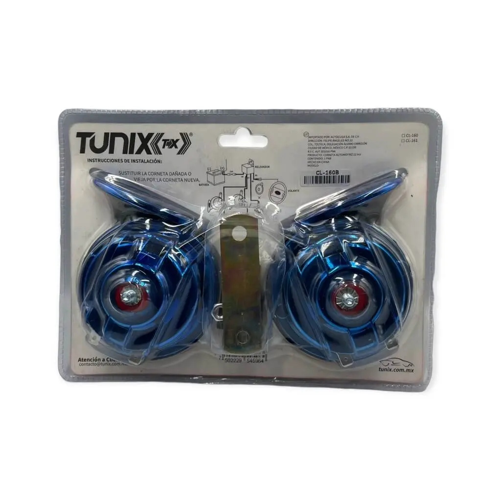 Bocina de caracol azul