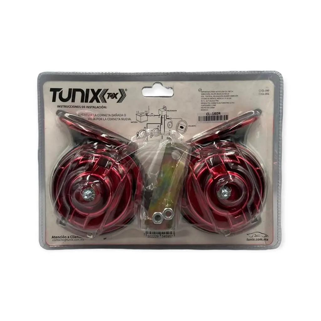 Bocina de caracol rojo