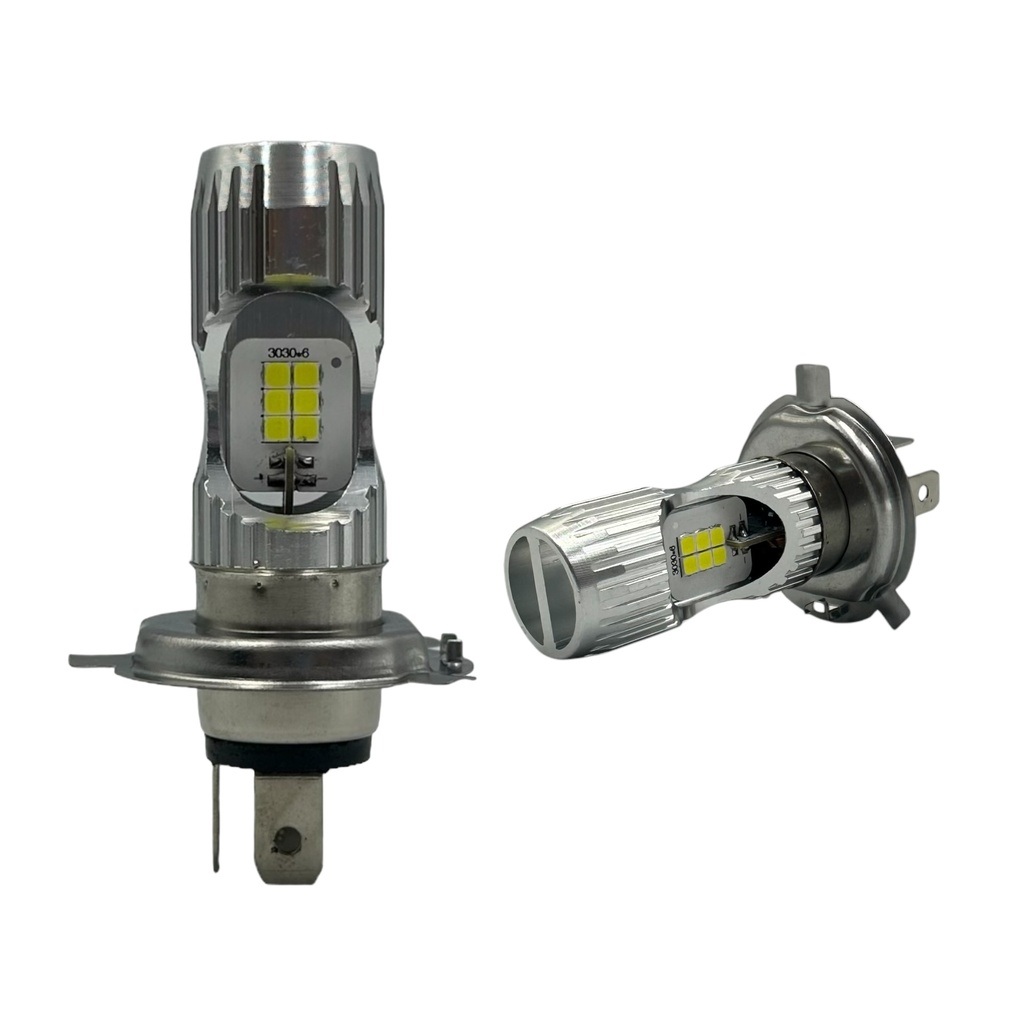 Foco H4 de 12 LED'S luz blanca (pieza)