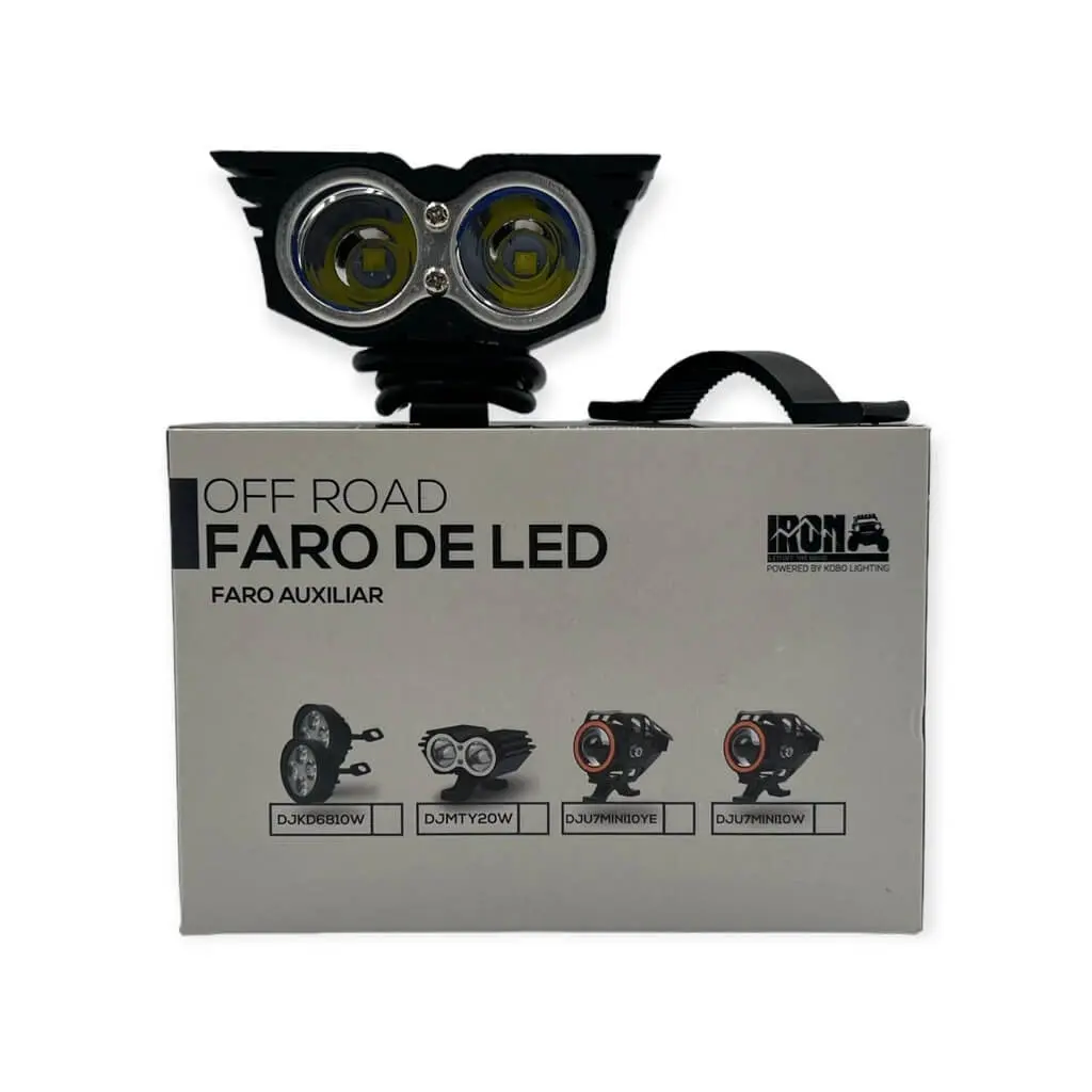 Faro LED para moto tipo buho Iron