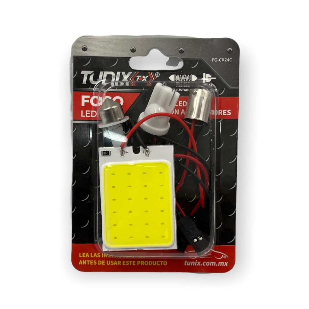 [FO-CK36C] Foco LED para interiores con adaptadores  (36 LED)