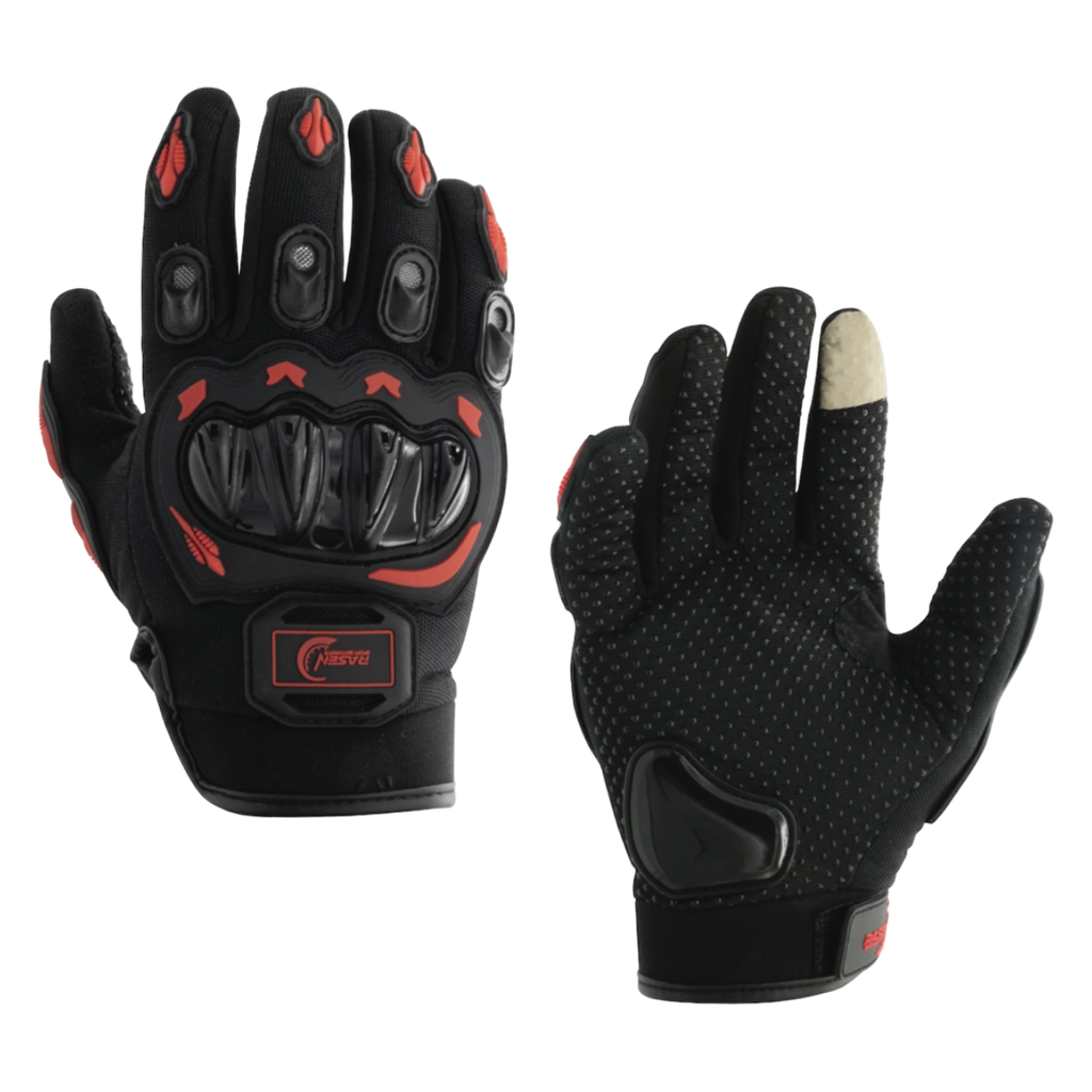 [RS-GUA-17001R-L] Guante con protección para pantalla táctil y deslizante tallas colores variados  (Talla L color rojo)