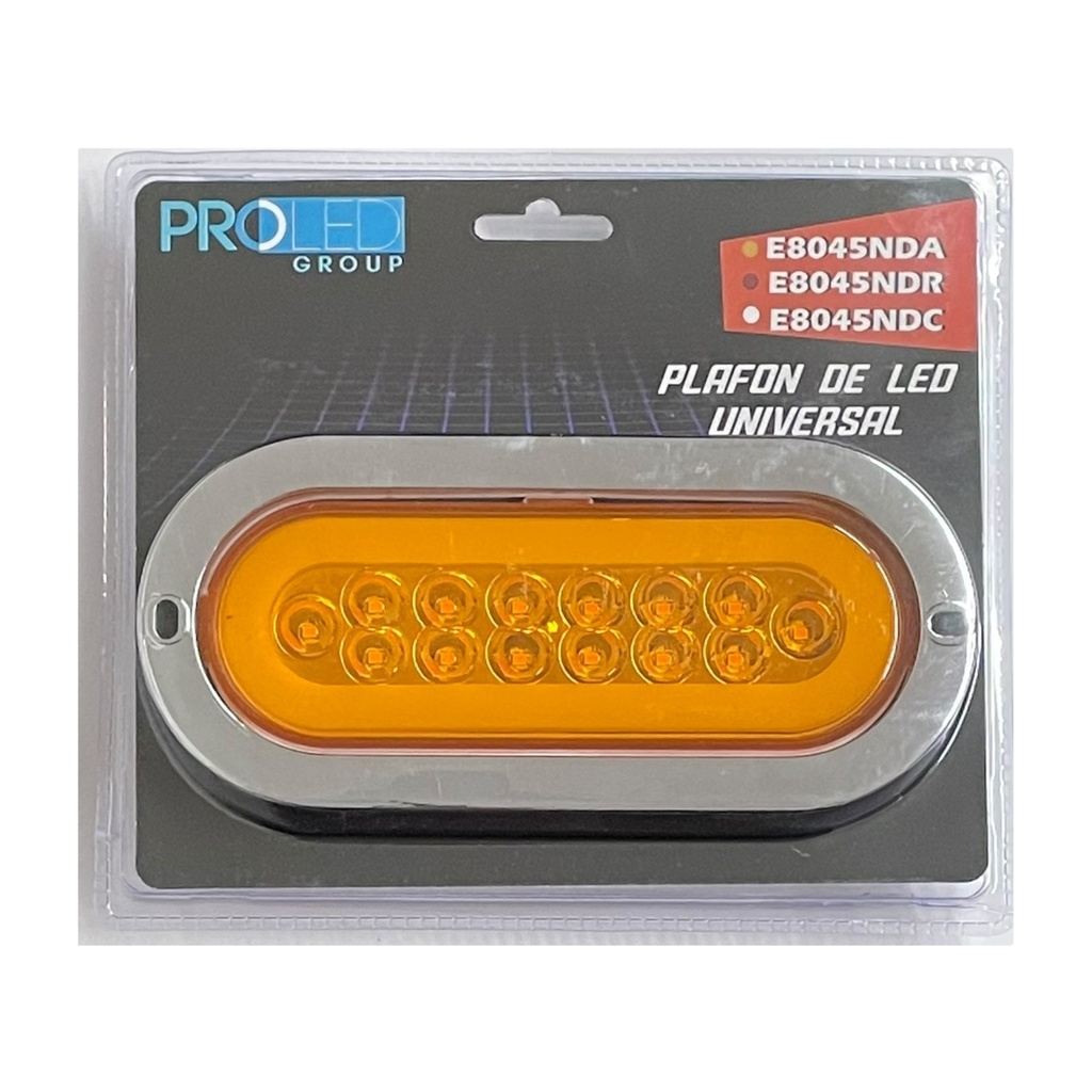 Plafón ovalado con aro GLO 