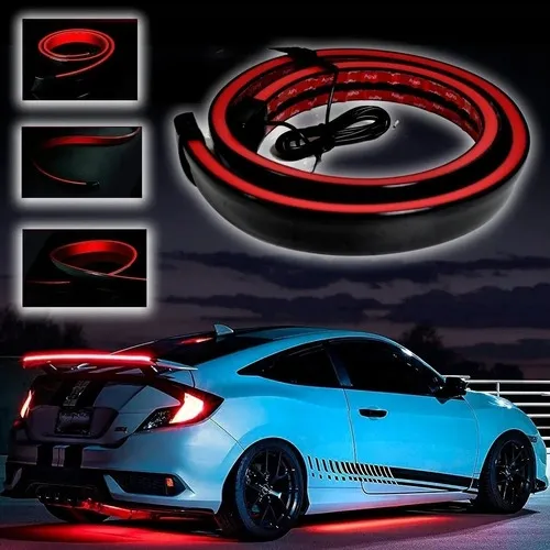 Spoiler tipo samurái con luz y varias funciones 