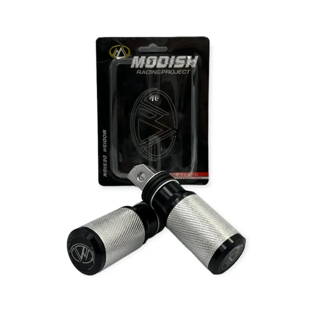 Pedal para moto aluminio (azul, negro y rojo)