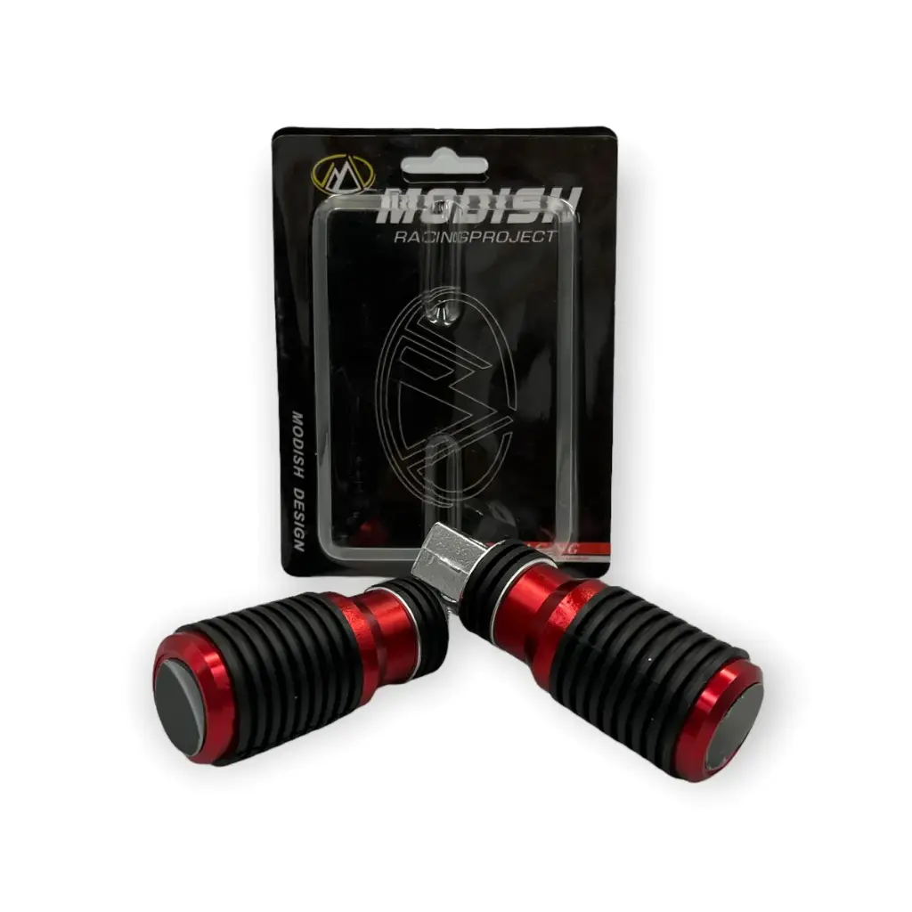 Pedal para moto en varios colores (azul, negro y rojo)