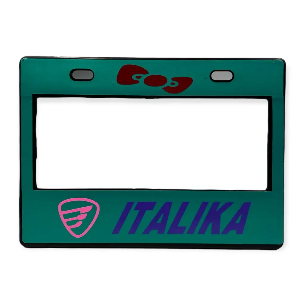 Portaplaca premium para motocicleta 