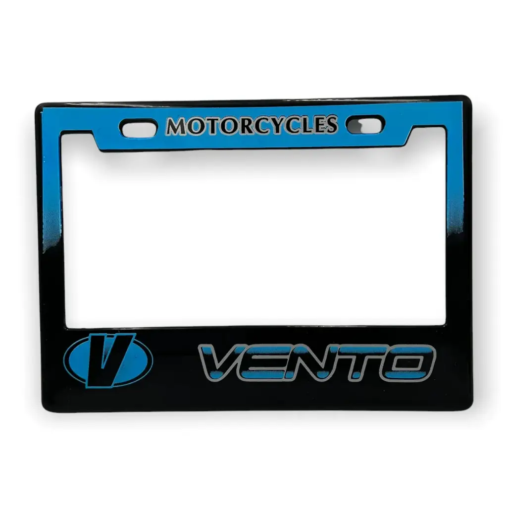 [PPM-VENTOBL] Portaplaca para motocicleta marca Vento  (Azul)