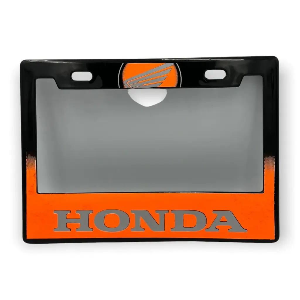 [PPM-HONDABL] Portaplaca para motocicleta marca Honda  (Azul)