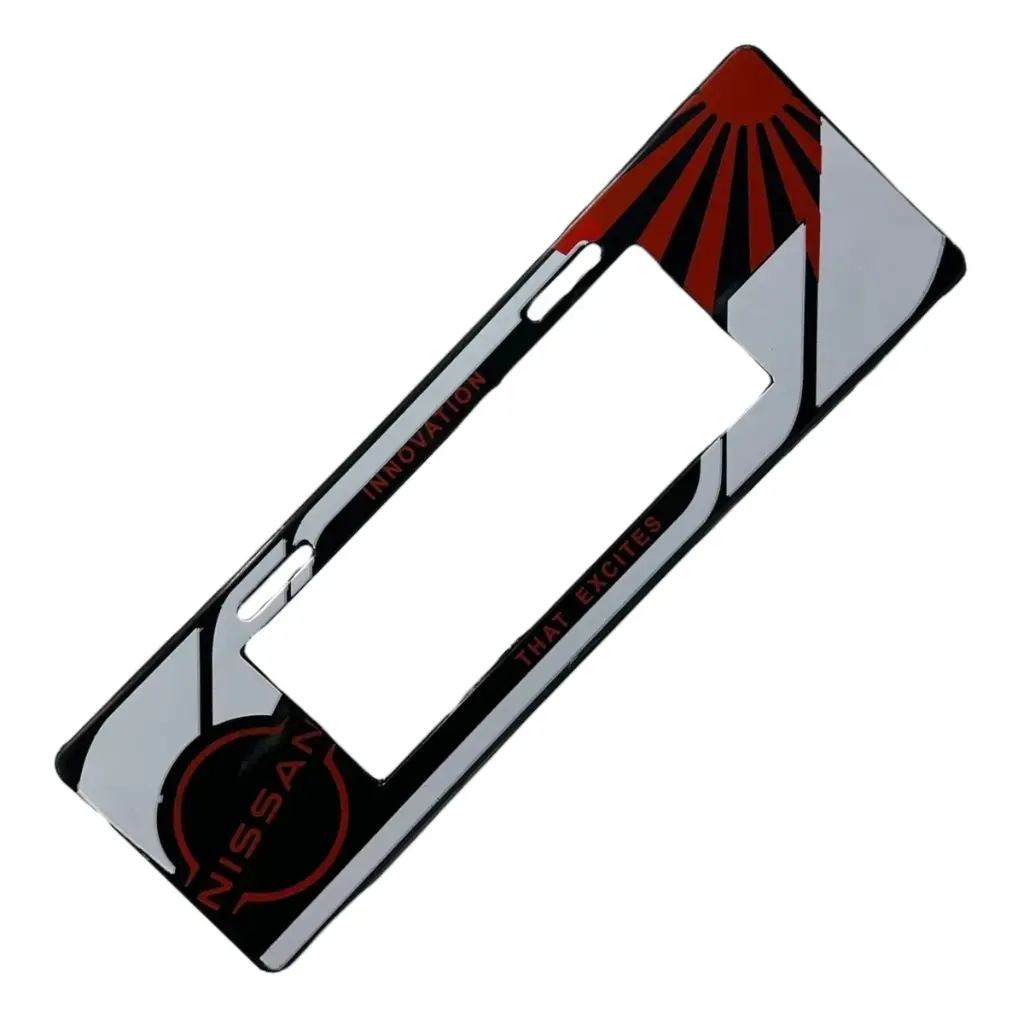 Portaplaca flexible tipo europeo 