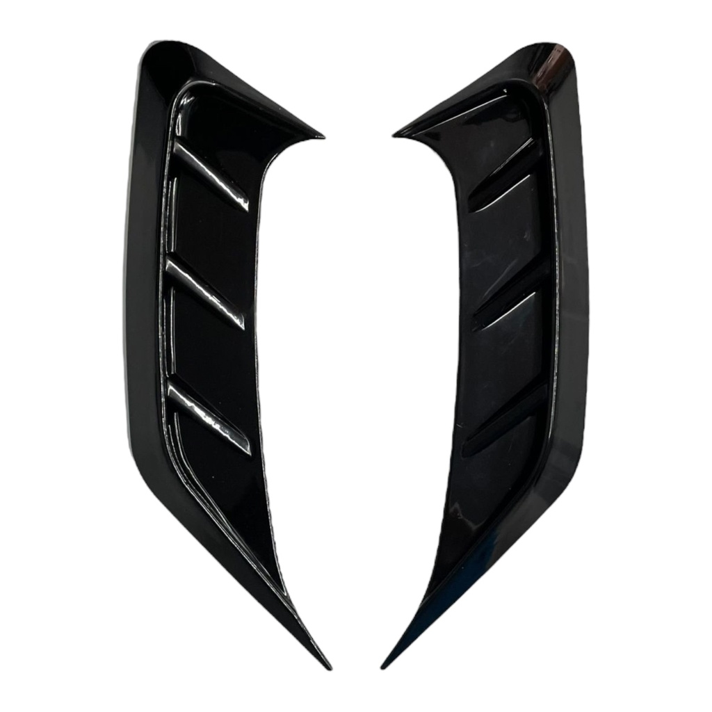 [TALAT2BLACK] Toma de aire lateral universal set 2 piezas