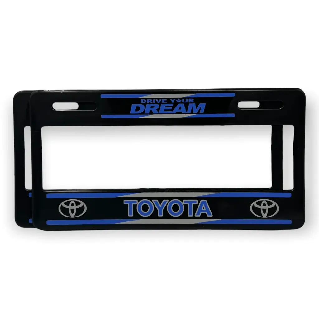 Portaplaca flexible marca Toyota 
