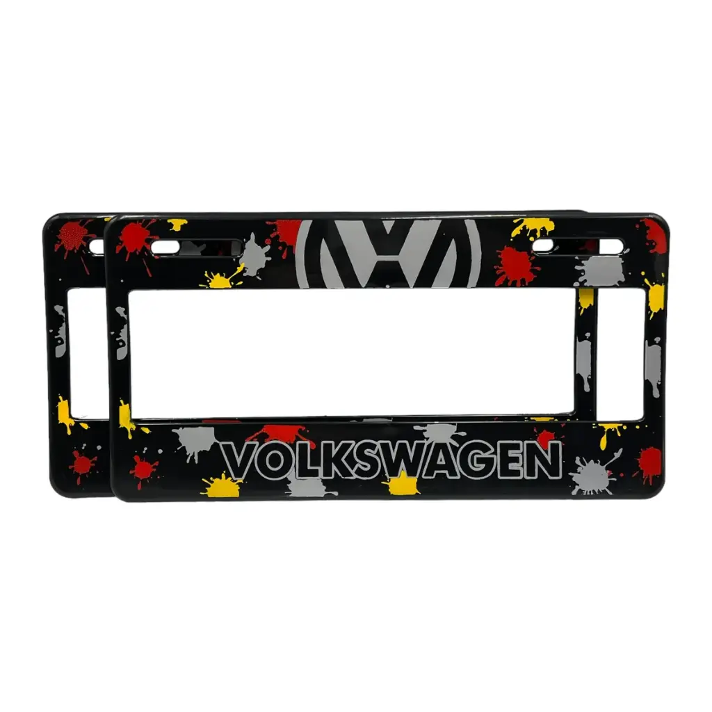 Portaplaca flexible VW Dots