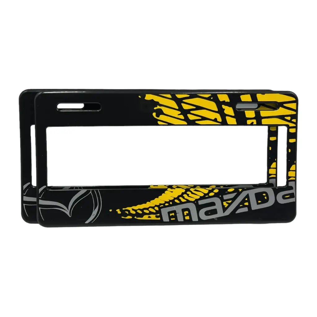 [FLEXI-MAZDABL] Portaplaca flexible Mazda road (Azul)