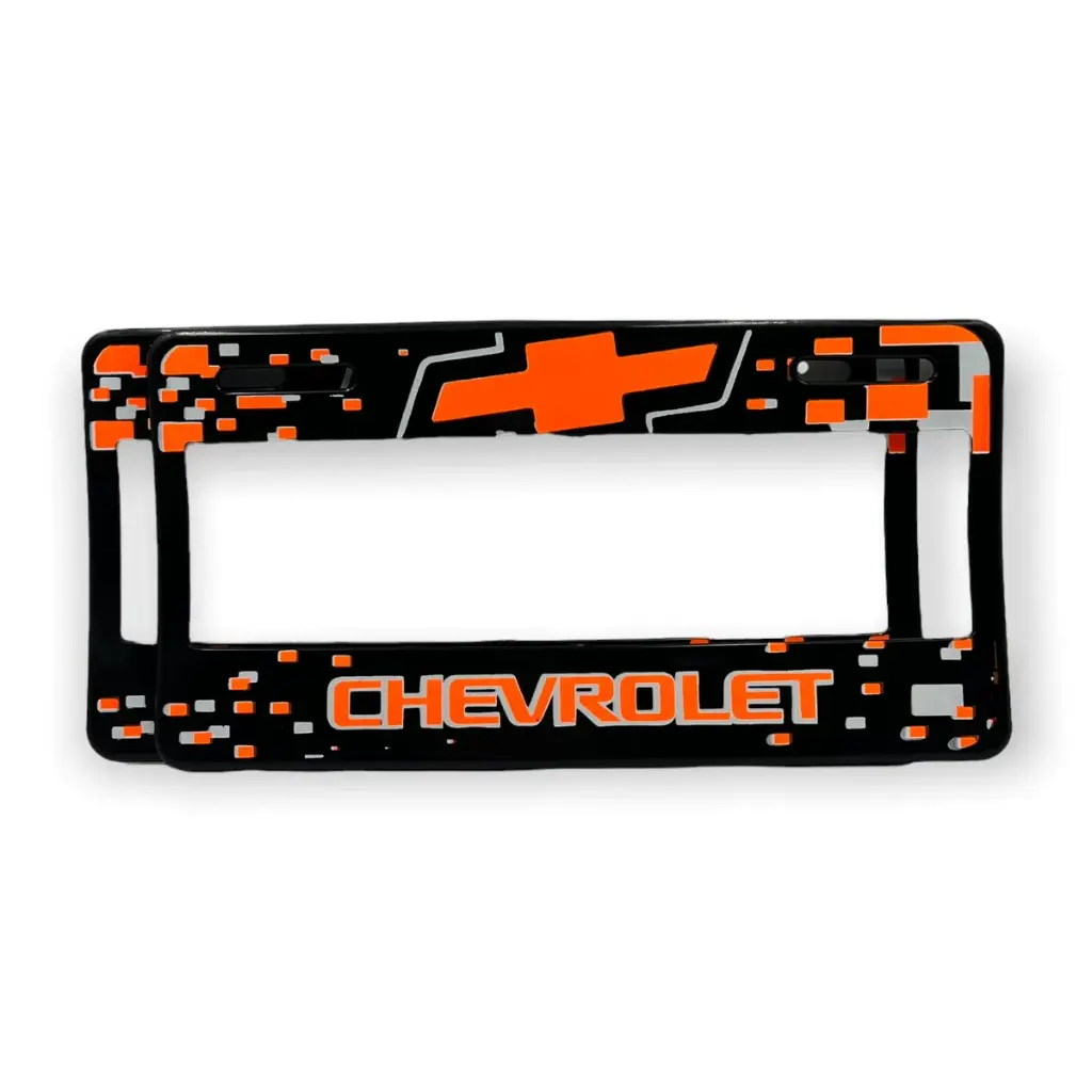 [FLEXI-CHEVROLET1BL] Portaplaca flexible Chevrolet  (Azul)